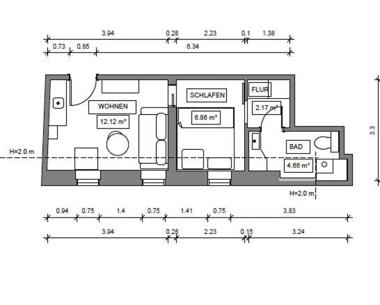 Haus Bielefeld Ferienwohnung 33A Norderney Esterno foto
